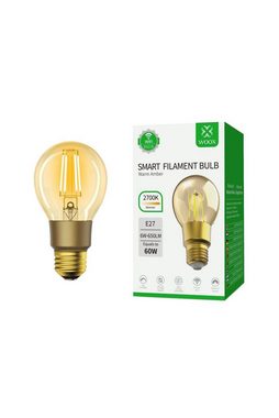 WOOX Smarte LED-Leuchte WOOX R9078 Smart Filament Bulb, Warmweiß, maximal 2700K