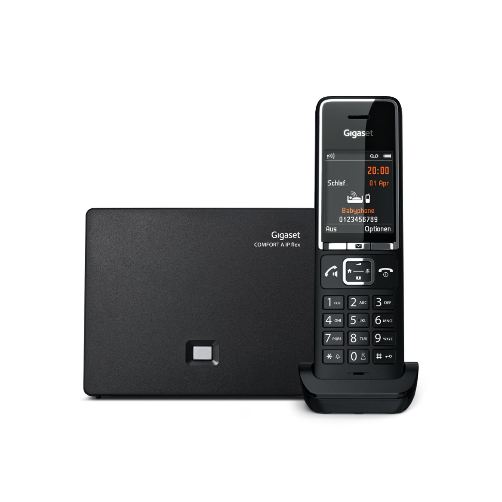 Gigaset COMFORT 550A IP flex IP-Telefon-System für Analog- & IP-Telefonie  Festnetztelefon