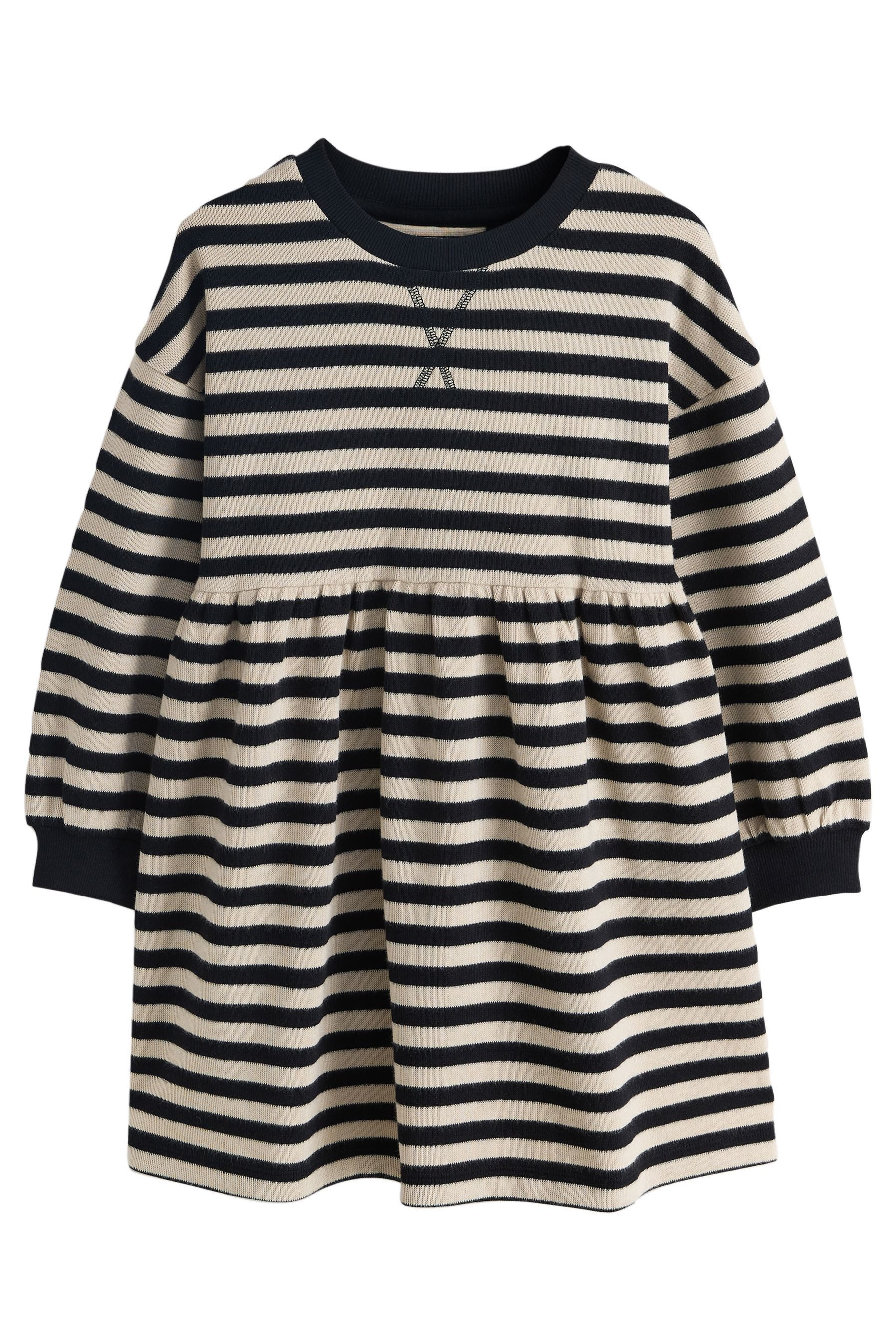 Next Sweatkleid Gemütliches Pulloverkleid mit Rippenstruktur (1-tlg)