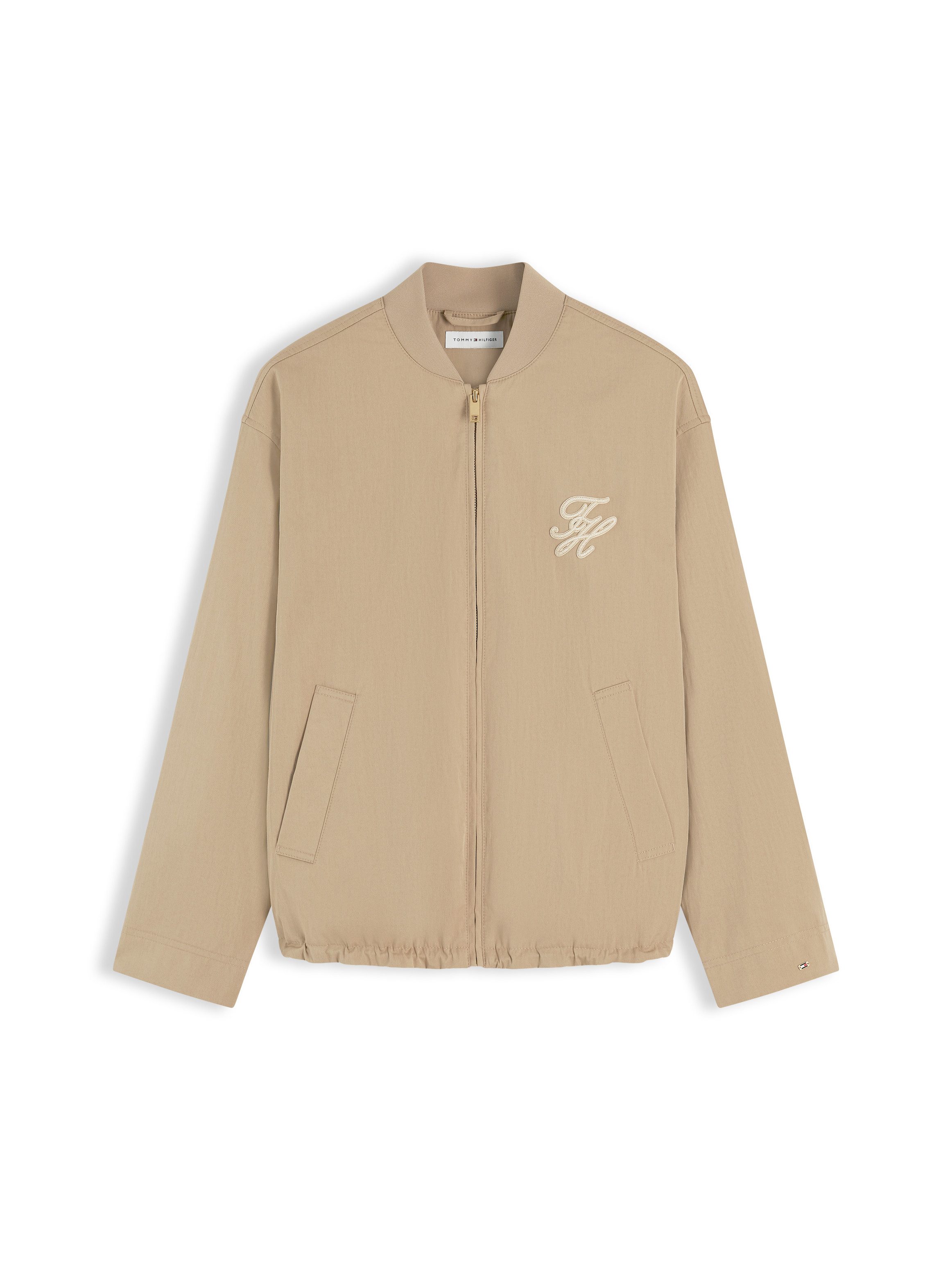 Tommy Hilfiger Bomberjacke COTTON BOMBER Baumwollmischung, mit Logostickerei – Bild 5 von 5