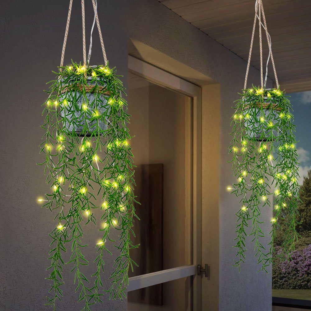 GLOBO LIGHTING Hängeleuchte, LED-Leuchtmittel fest verbaut, Warmweiß, Solar günstig online kaufen