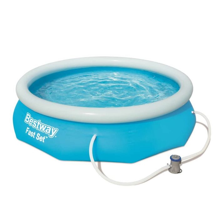 BESTWAY Poolschlauch Bestway Swimmingpool-Set Fast Set 366x76 cm 57274