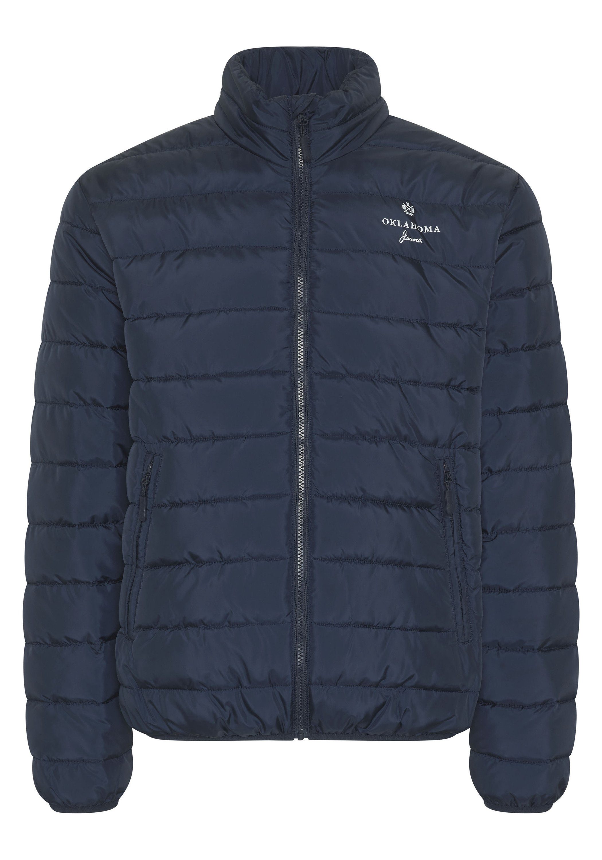 Steppjacke mit seitlichen Taschen