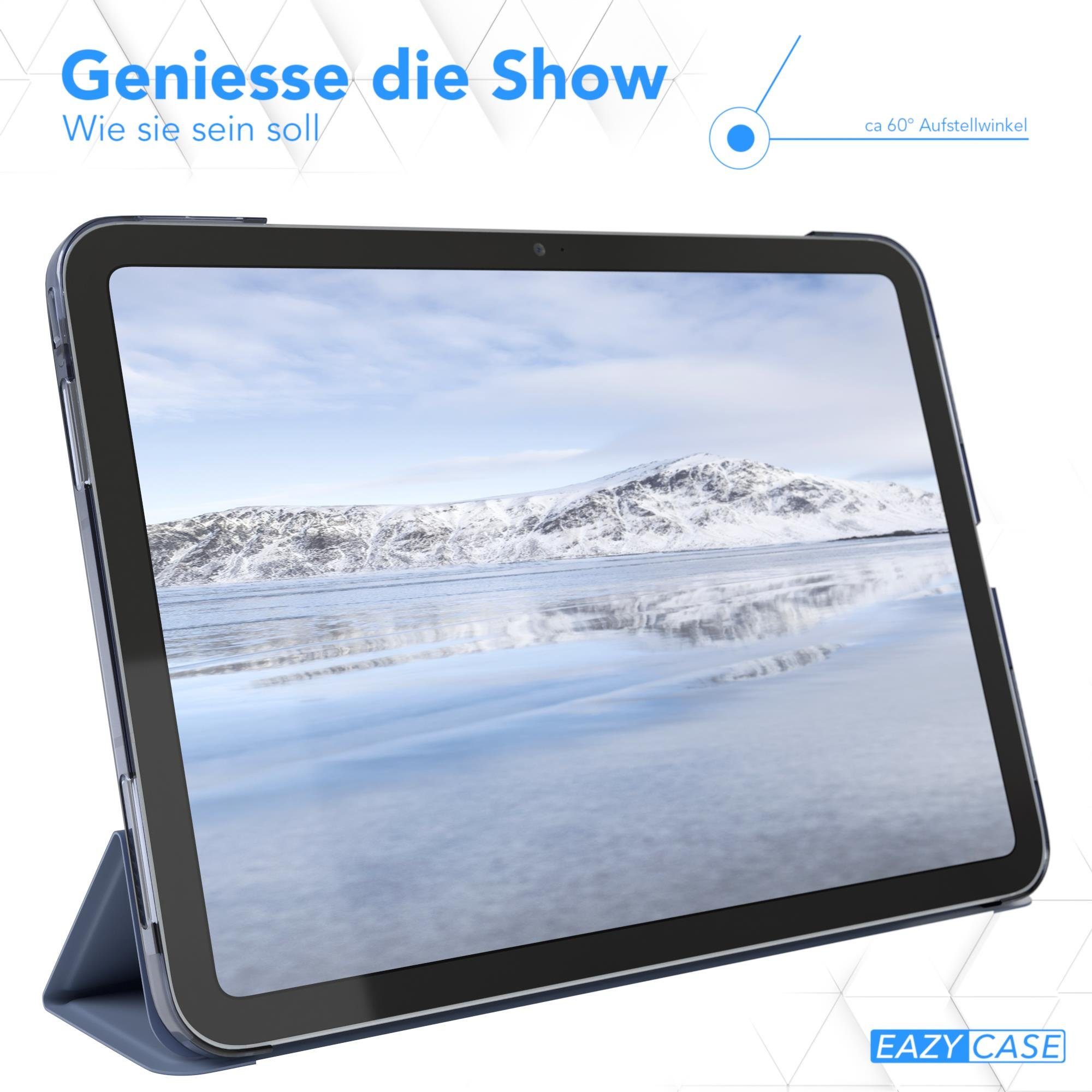 EAZY CASE Tablet-Hülle Smart Case für Apple iPad 10. Generation (2022) 10,9 Zoll, Schutzhülle mit Sleep Wake Up Funktion Anti-Kratz Case Blau Lavendel