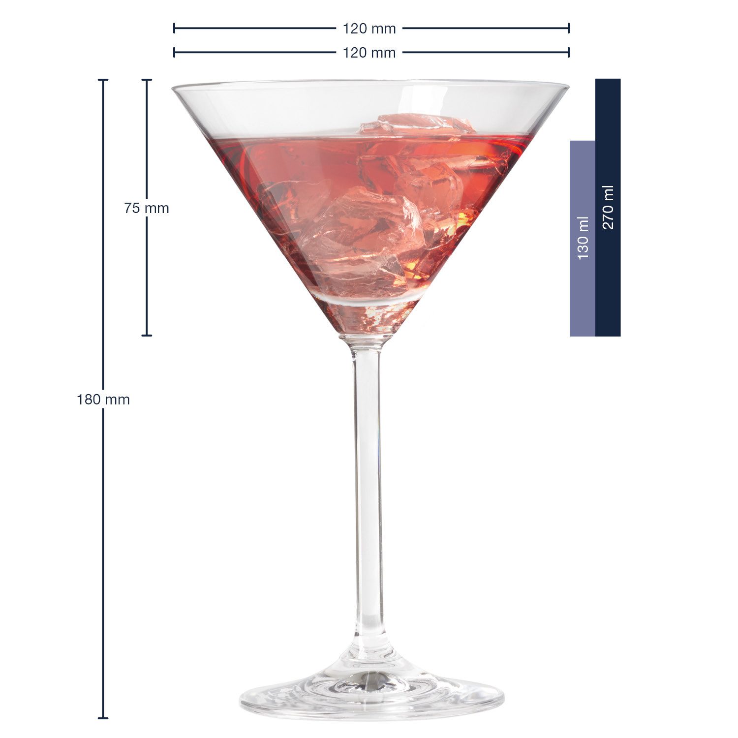 LEONARDO Cocktailglas, Kristallglas, Spülmaschinenfest