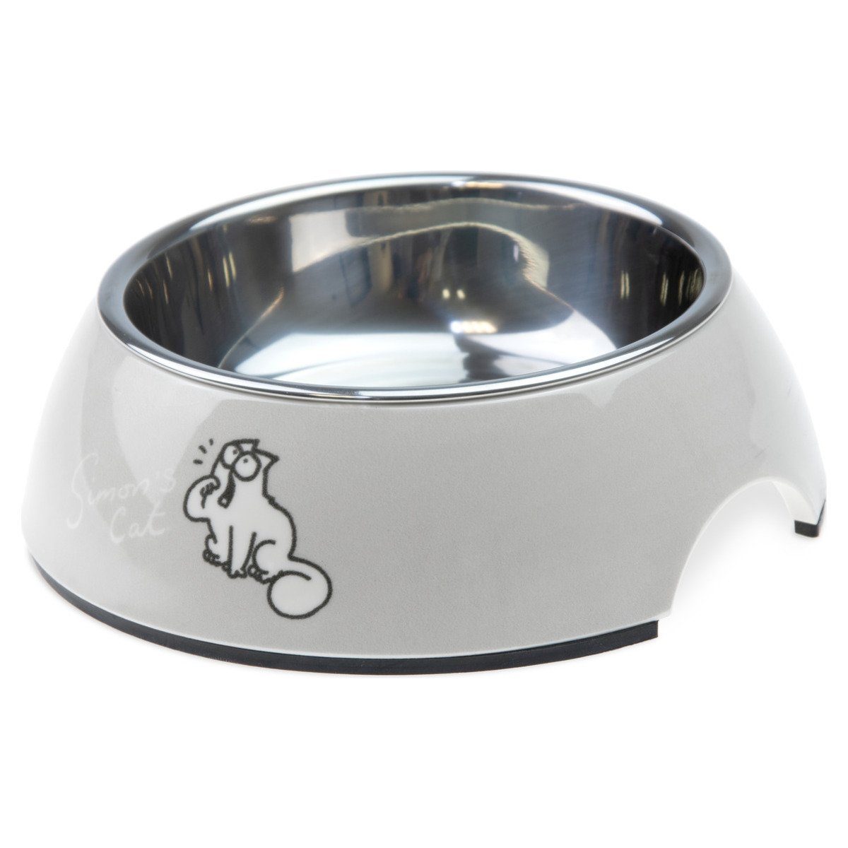 Futternapf Simon's Cat Katzennapf hellgrau