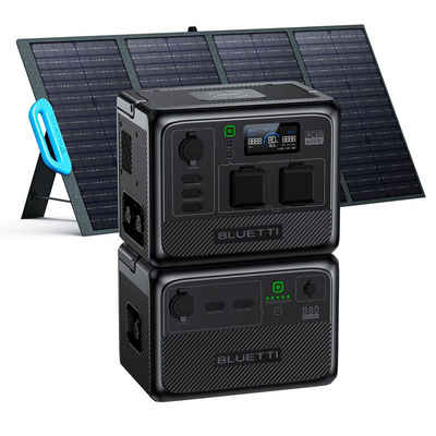 BLUETTI Stromerzeuger AC60 +B80 600W/ 1209 Wh Tragbare Powerstation kit, (für Camping Outdoor), mit 120W Solar Panel