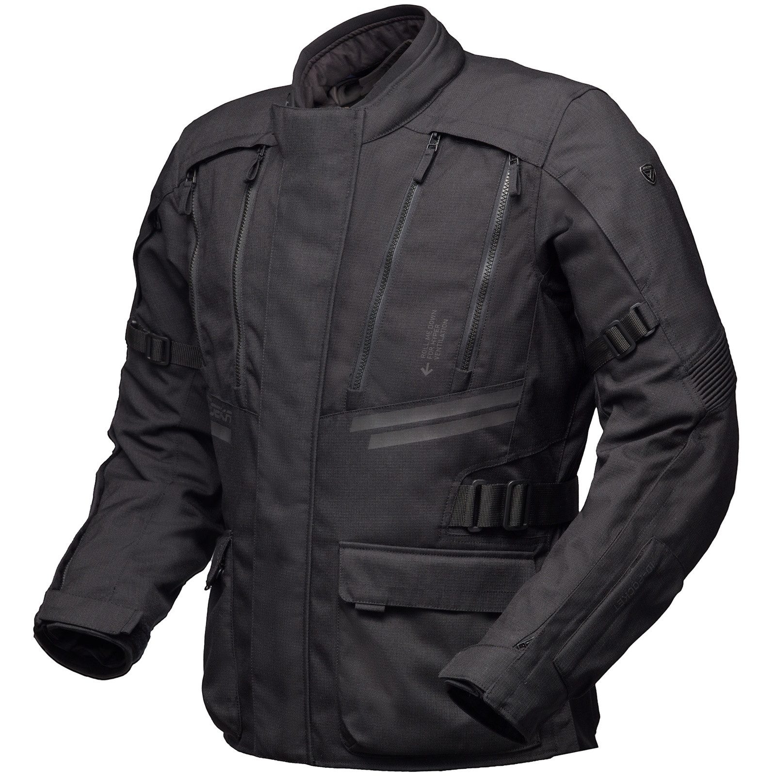 Modeka Motorradjacke Modeka Lucano Textiljacke schwarz günstig online kaufen