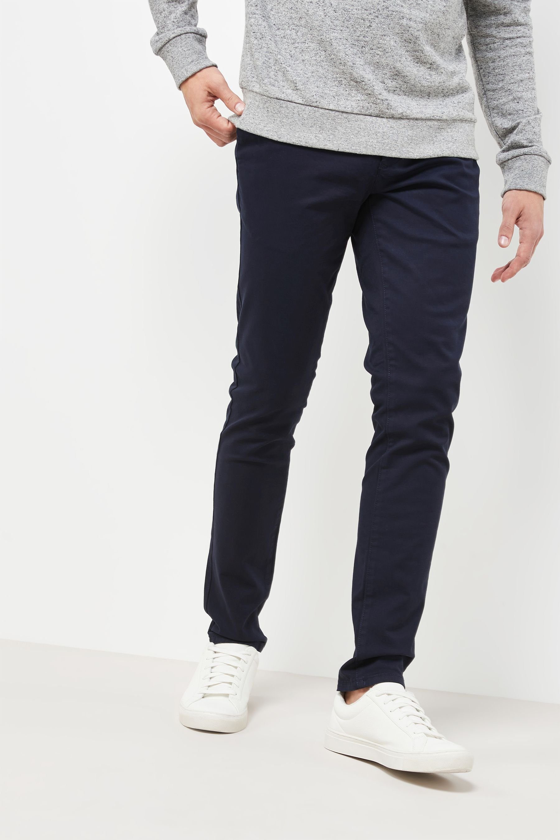 Next Chinohose Skinny Fit Chinohose mit günstig online kaufen