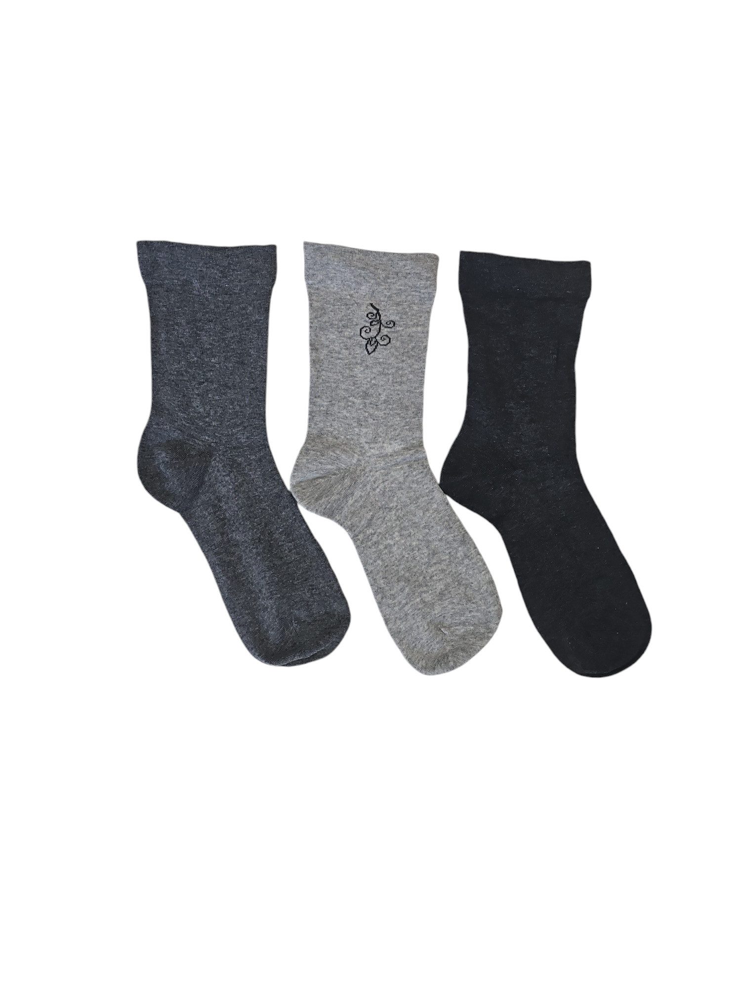 Toker Collection® Gesundheitssocken Gesundheitssocken mit extra weitem Komfortbund 3er Pack Gr. 39-42 (Packung, 3er Pack) Schaft extra weit