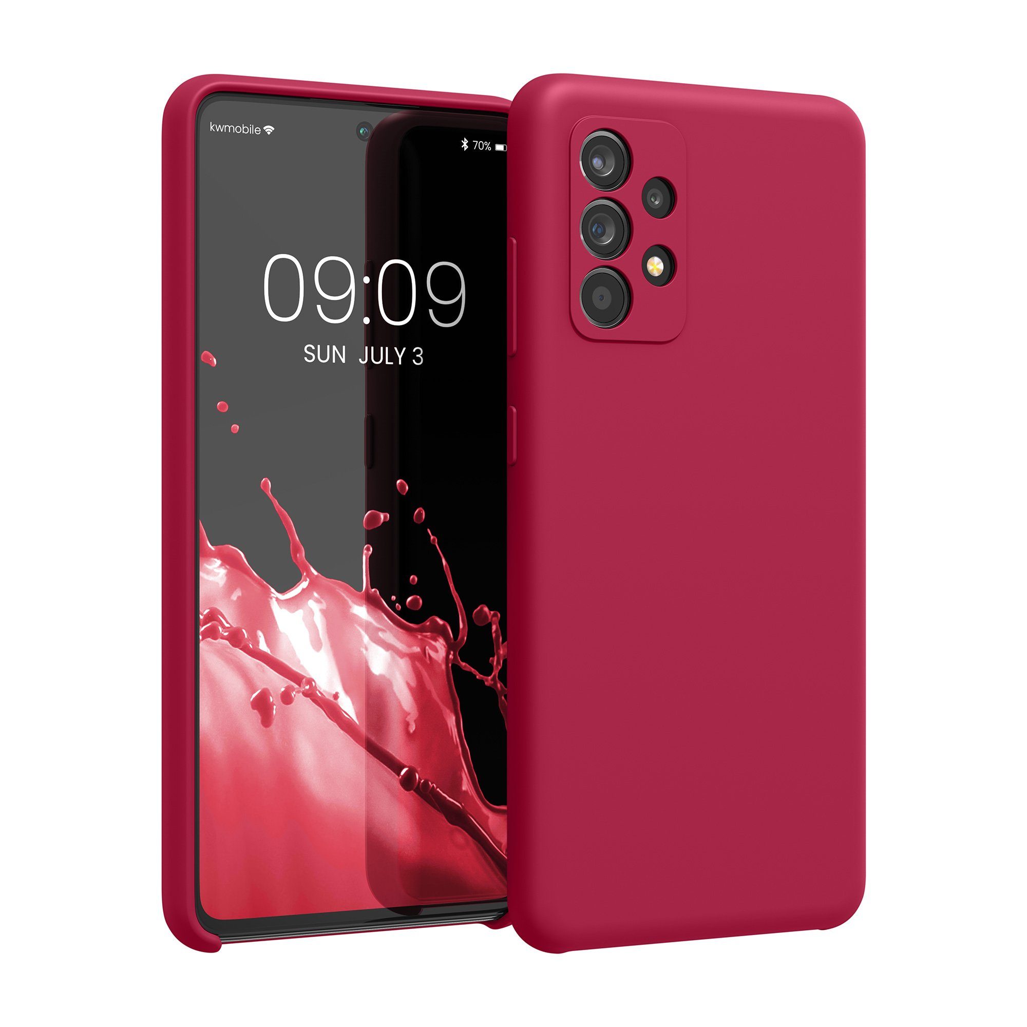 kwmobile Handyhülle Handyhülle für Samsung Galaxy A52 / A52 5G / A52s 5G Hülle, Weiches Handy Silikon Case - Schutzhülle Cover
