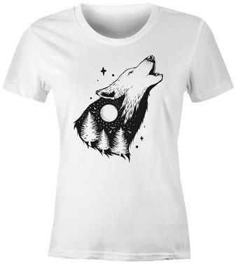Neverless Print-Shirt Damen T-Shirt Bär Grizzly Bear Natur Outdoor Adventure Tiermotiv Fashion Streetstyle Neverless® mit Print