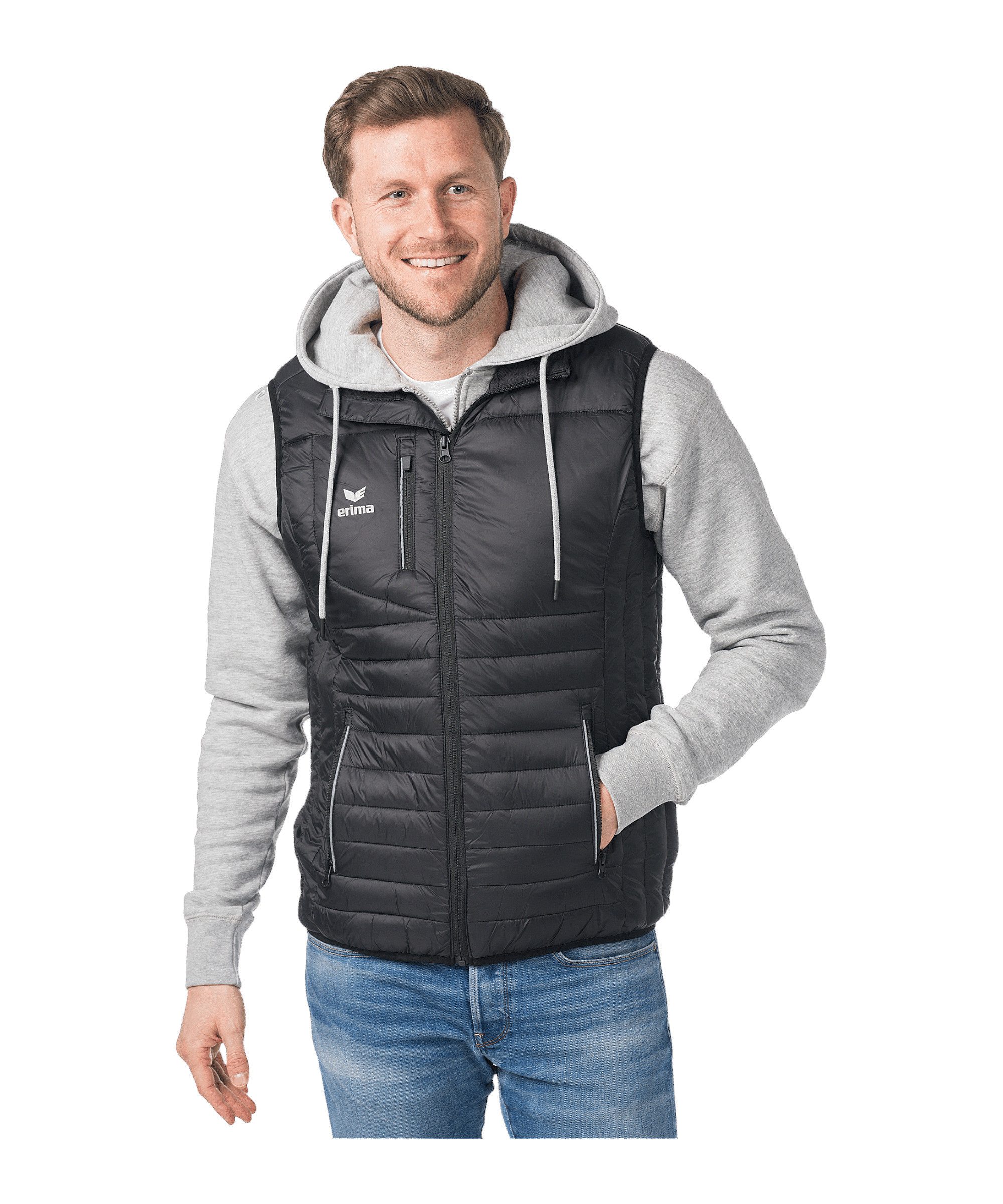 Erima Sweatjacke Erima CMPT Puffer Weste Herren Polyamid