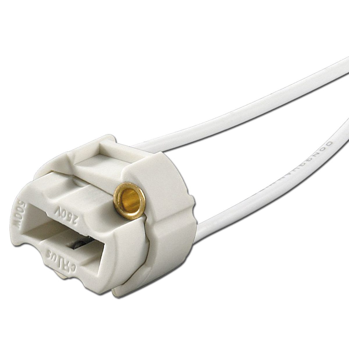 world-trading-net Lampenfassung 10 Stück Lampenfassung G9 rund max. 230V/500W