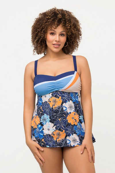 Ulla Popken Soft-BH Tankini Blüten Softcups Träger verstellbar