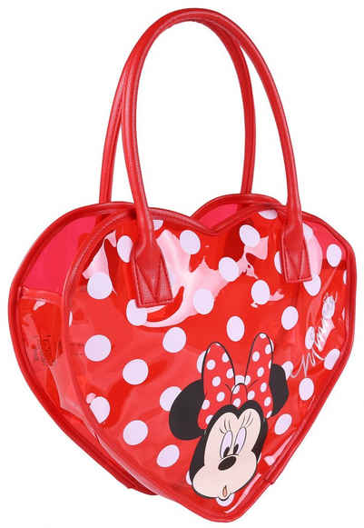 Sarcia.eu Umhängetasche Rote Tasche für Mädchen Herz Minnie Maus DISNEY