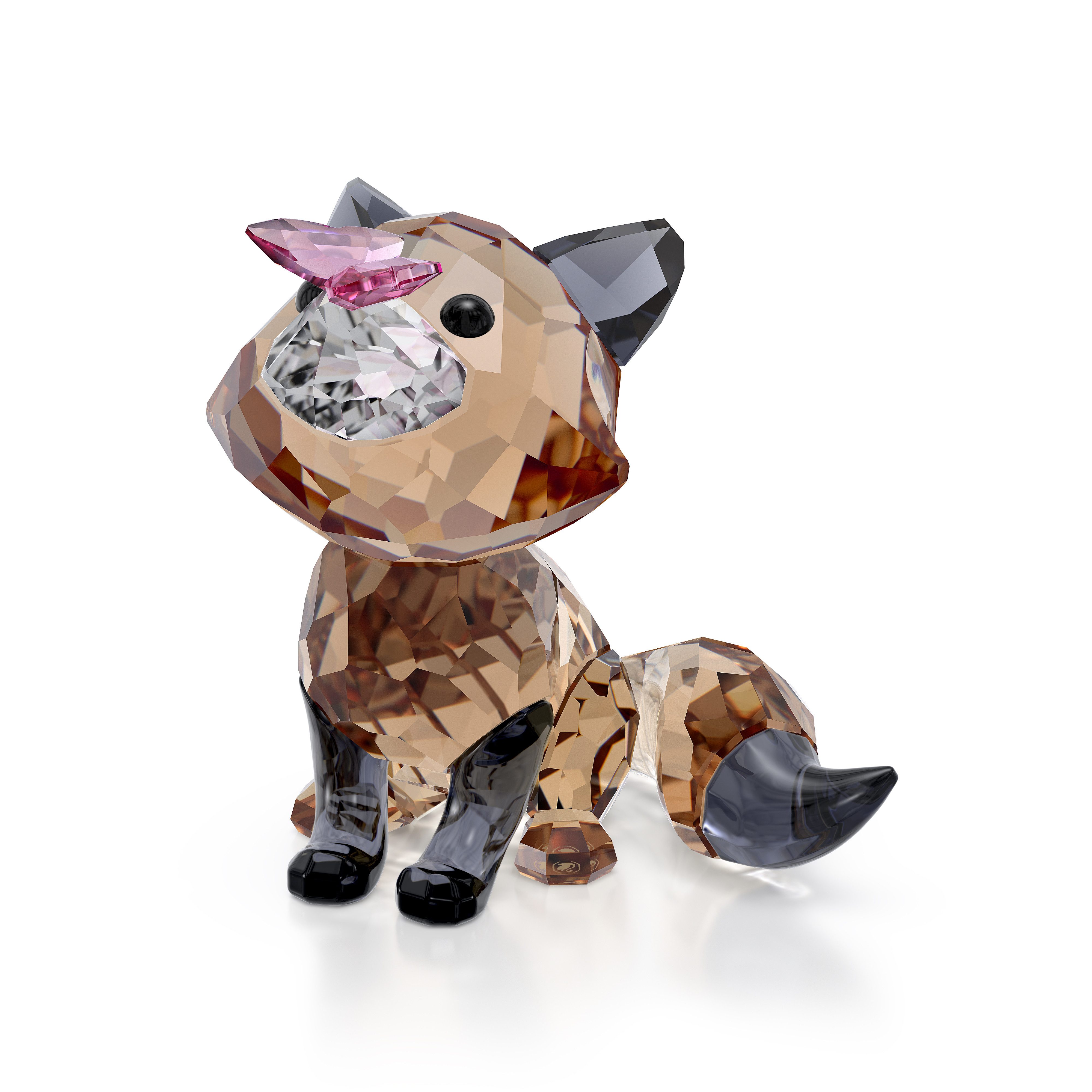 Swarovski Tierfigur Kristallfigur Sammelfigur Idyllia Fuchs und Schmetterling, (1 St)