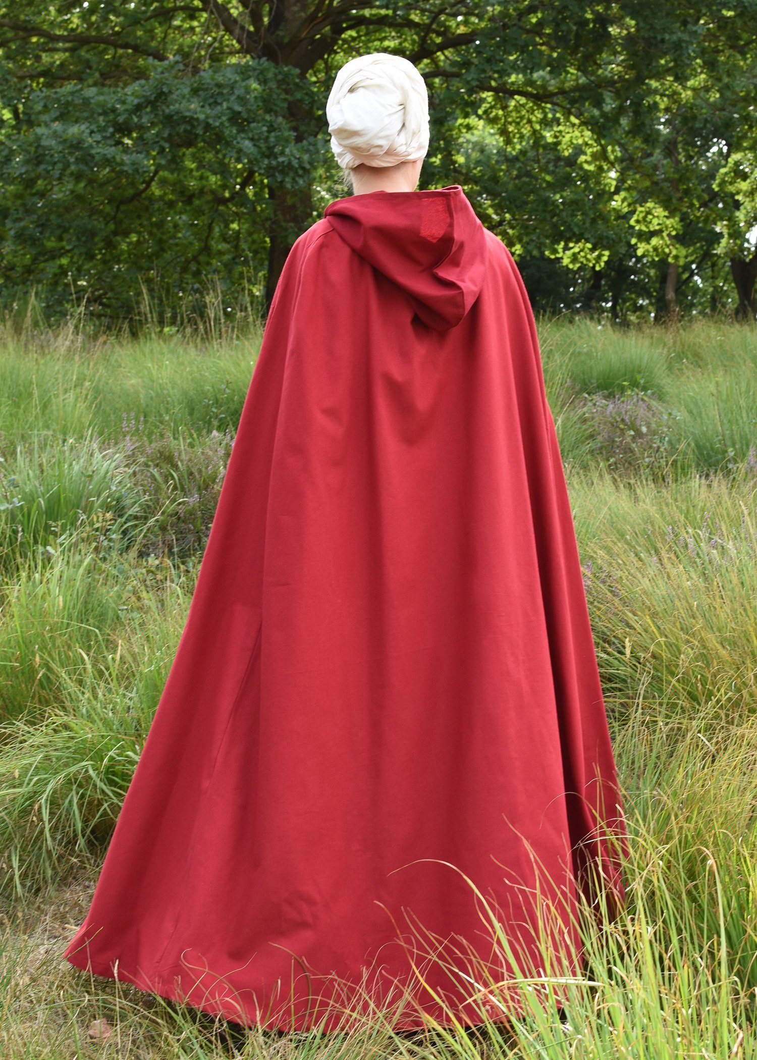 Battle Merchant Wikinger-Kostüm Mittelalter-Umhang Burkhard, versch. Farben, Einheitsgröße, unisex