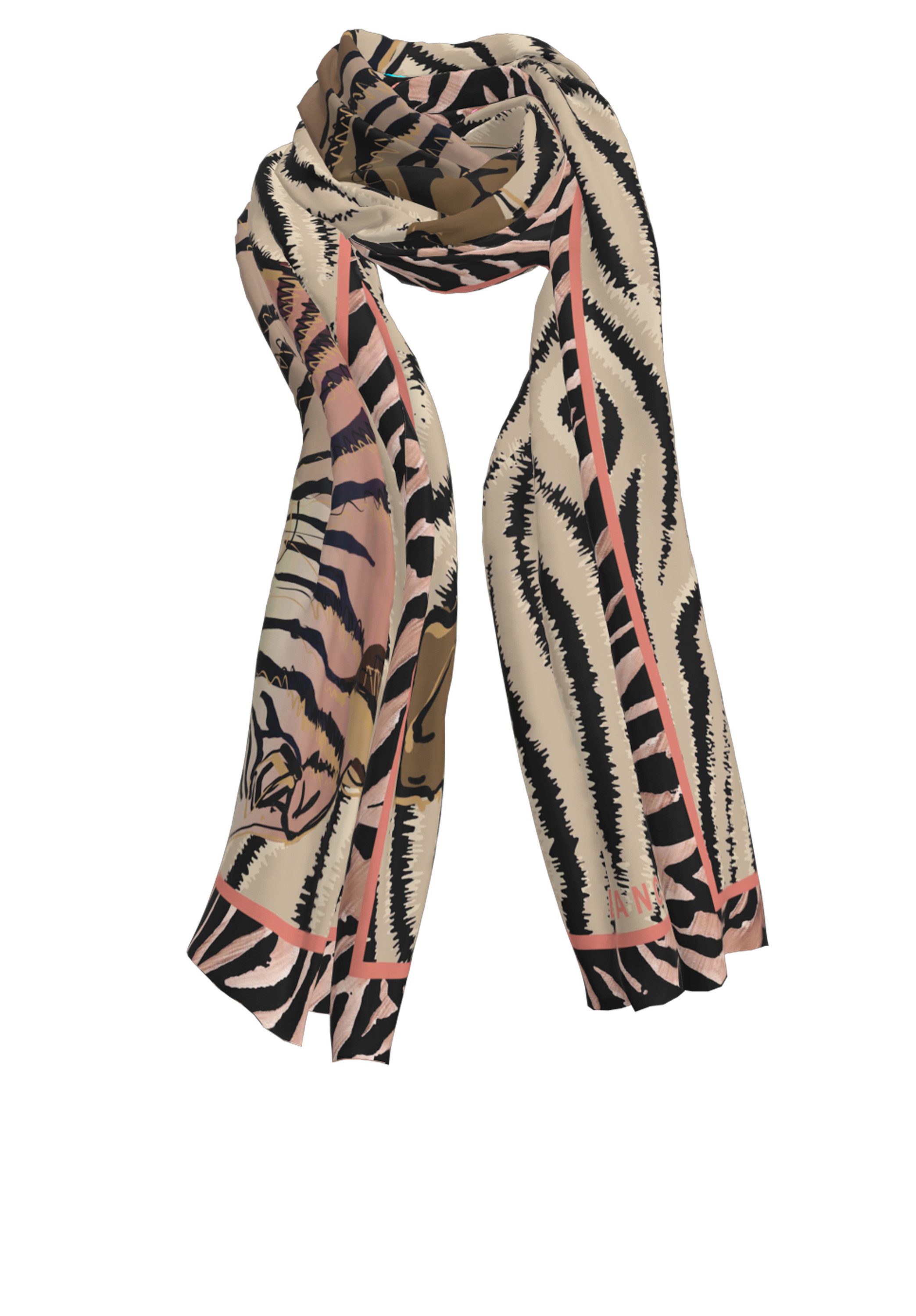 bianca Modetuch KOS, im eleganten Tiger-Print