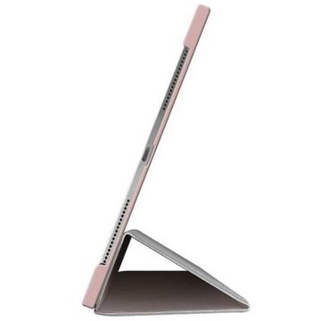 Macally Tablet-Hülle Schutz-Hülle Ständer Smart Tasche Cover Etui Rose, Ständer für iPad Pro 12,9" 2020 2021 2022 Befestigung für Apple Pencil