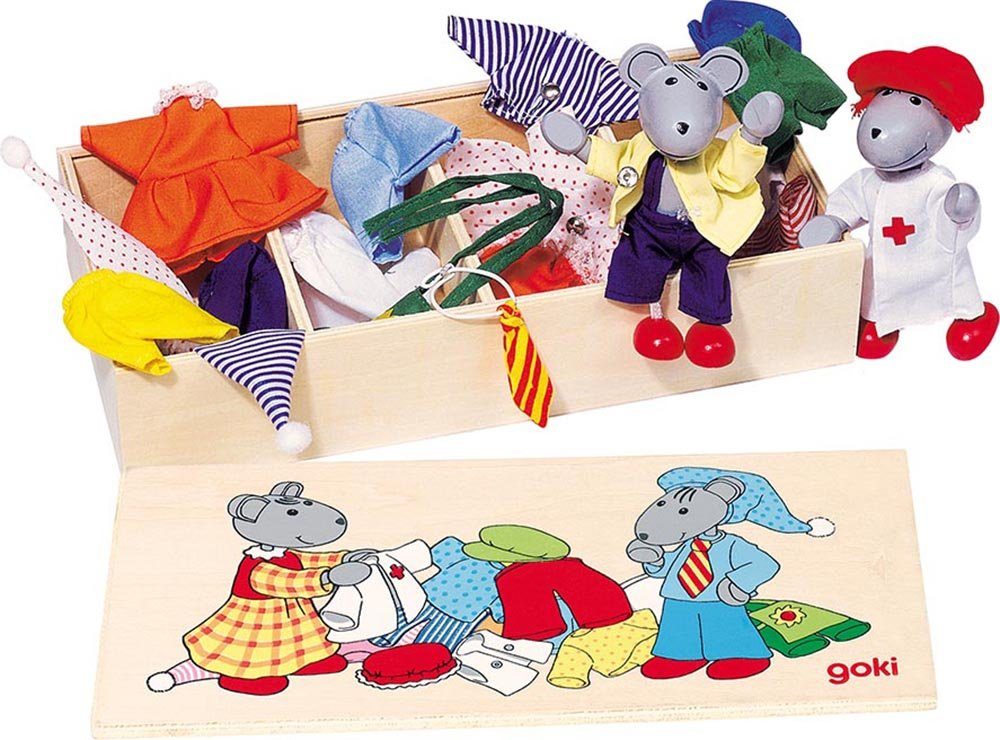 goki Biegepuppe Biegepuppen Mausens Klamottenkiste, Lia günstig online kaufen