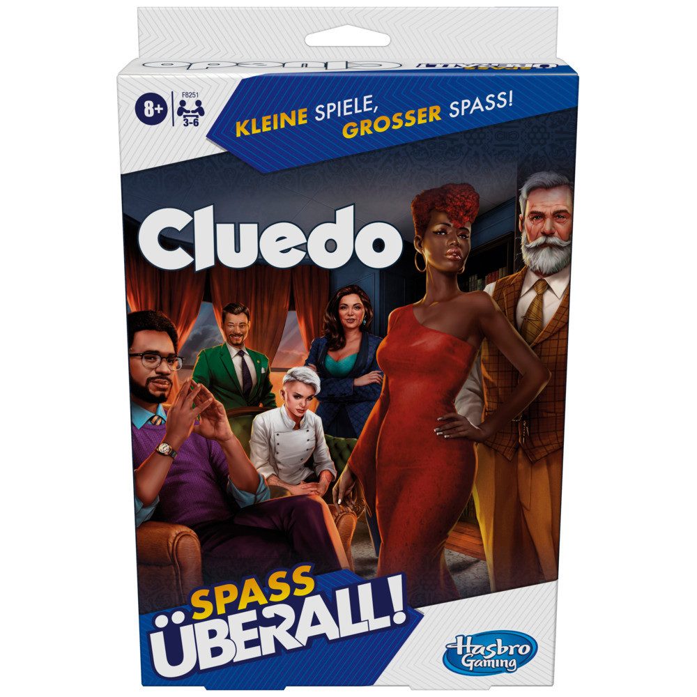 Hasbro Spiel Kompaktspiel Cluedo Spass überall!