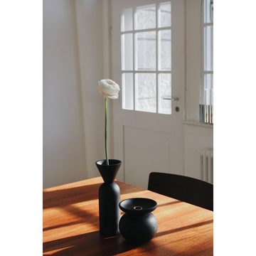 Applicata Dekovase Vase Shape Cone Eiche schwarz gebeizt