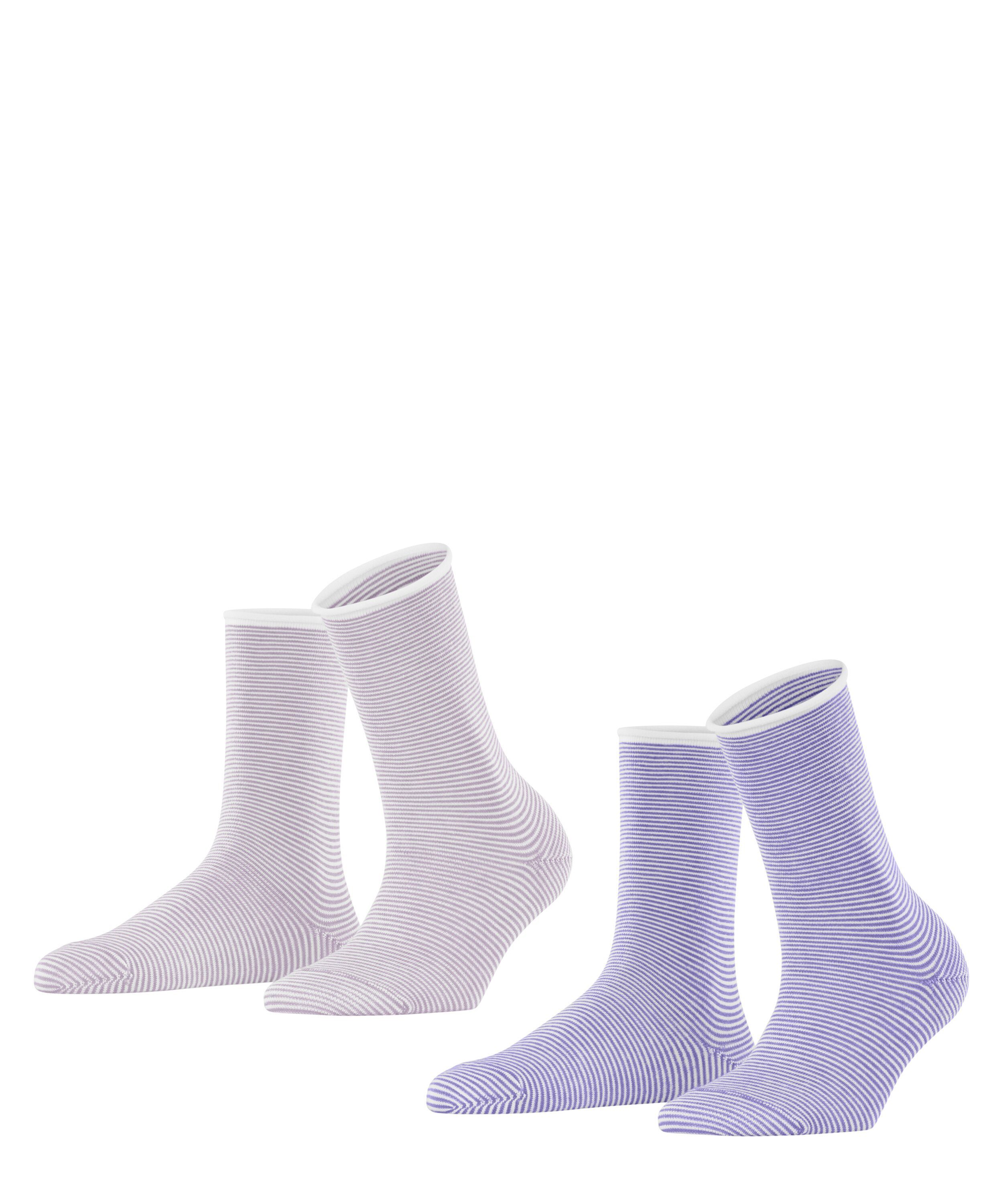 Esprit Socken Allover Stripe 2-Pack (2-Paar) sortiment (0090)