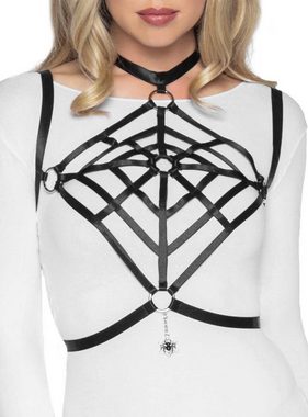 Leg Avenue Kostüm Spinnennetz Körpergurt, Eingeschnürt im Netz der Spinne