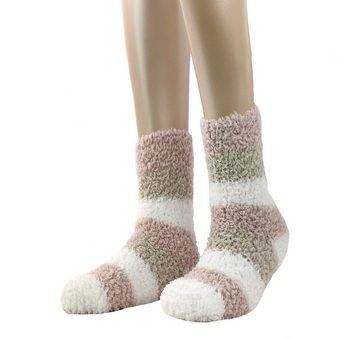 COOL7 Kuschelsocken Damen Kuschelsocken Cosy One size 6er Pack (6er Pack, 6 Paar Farben sortiert) weiche Damen Kuschelsocken