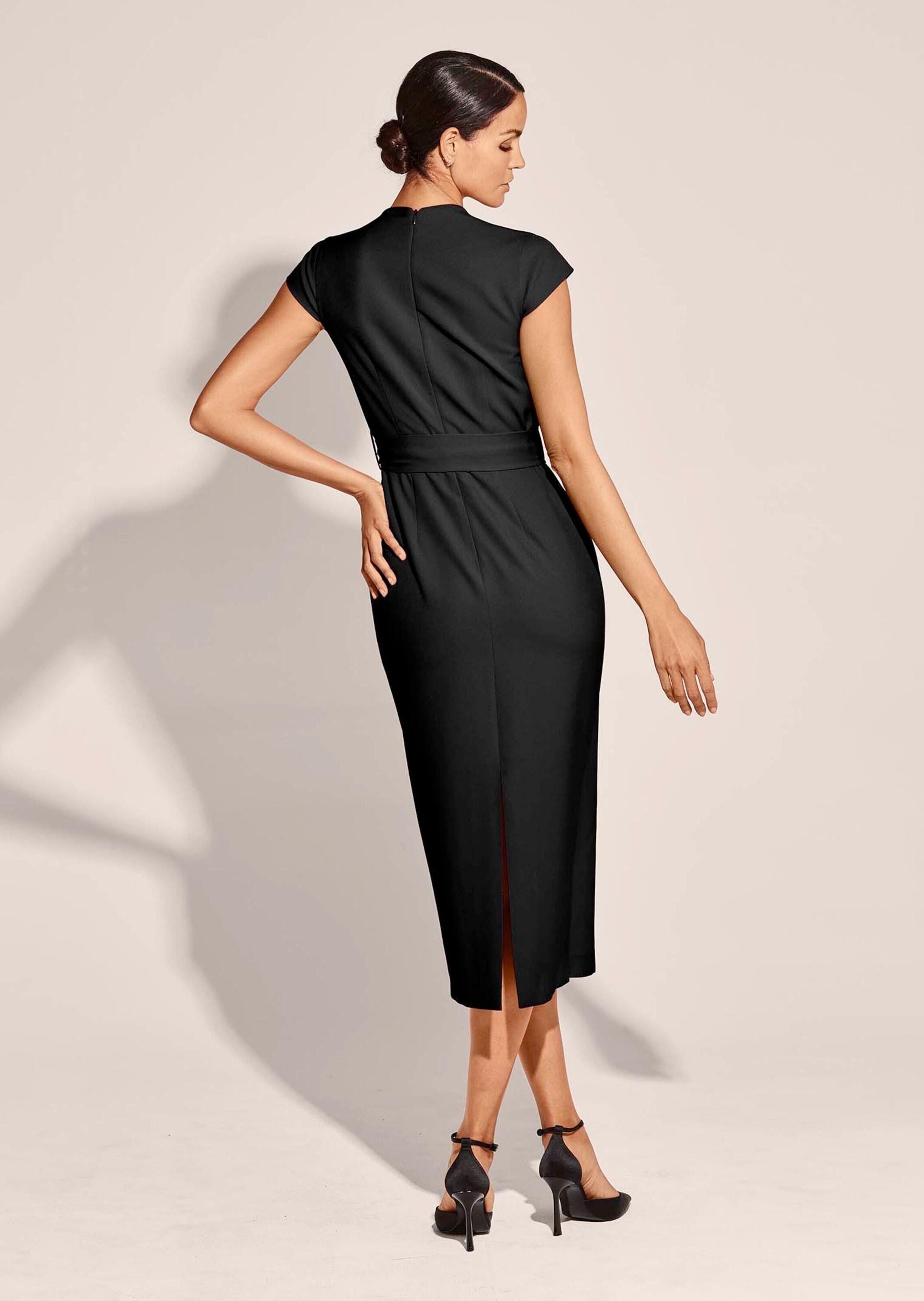 MADELEINE Maxikleid Elegantes Midi-Kleid in Wickeloptik