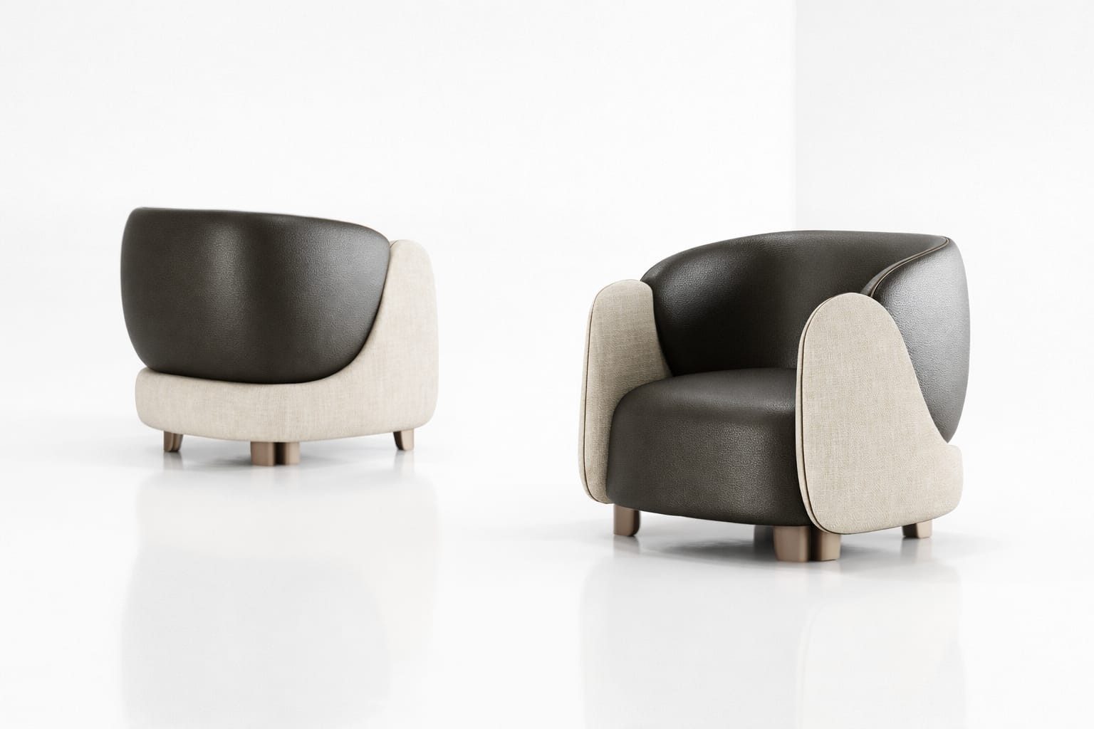 JVmoebel Loungesessel Exklusiver Sessel Design Modern Wohnzimmer Lounge Chair Komfort (1-St), Made in Europa