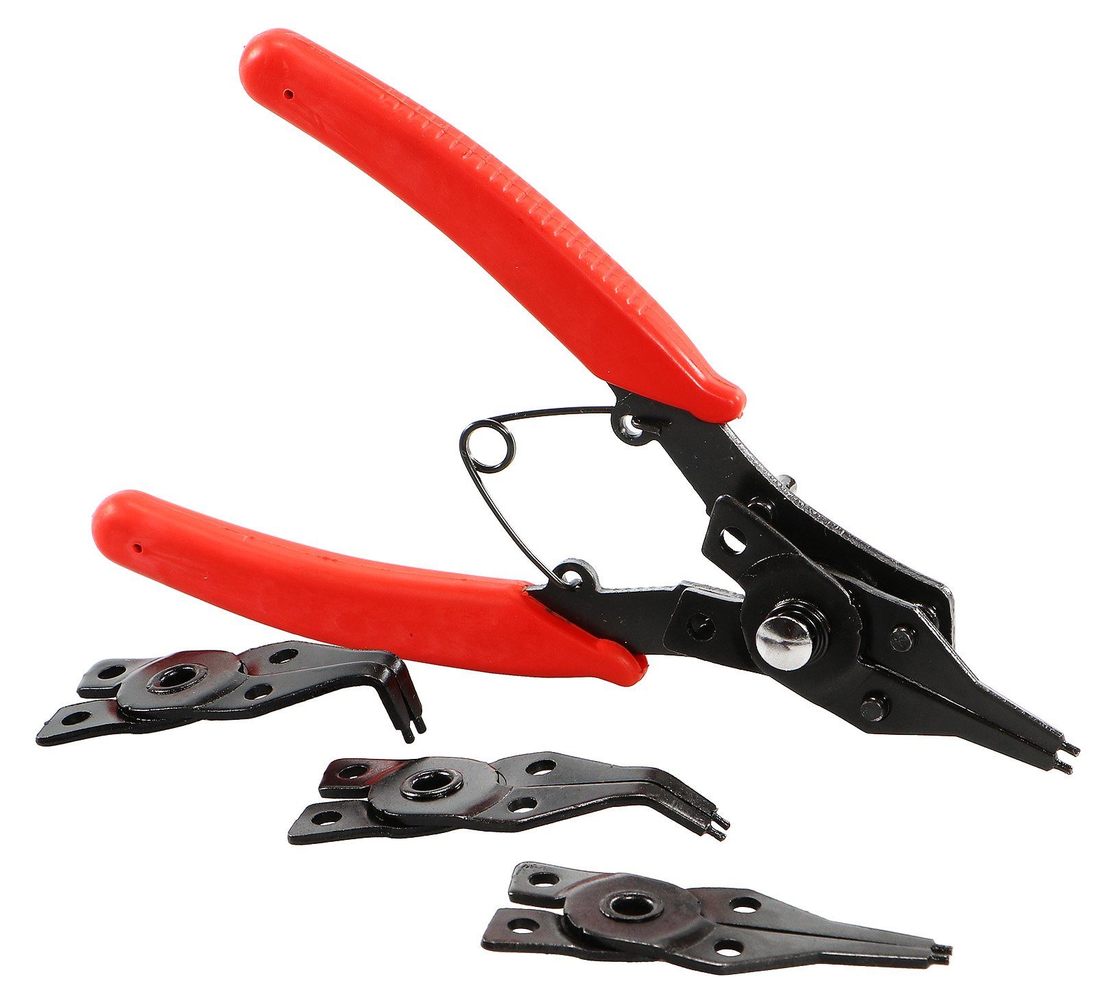 Work-it Sicherungsringzange Seegeringzange 5 teilig für Innen- und Außensicherungsringe