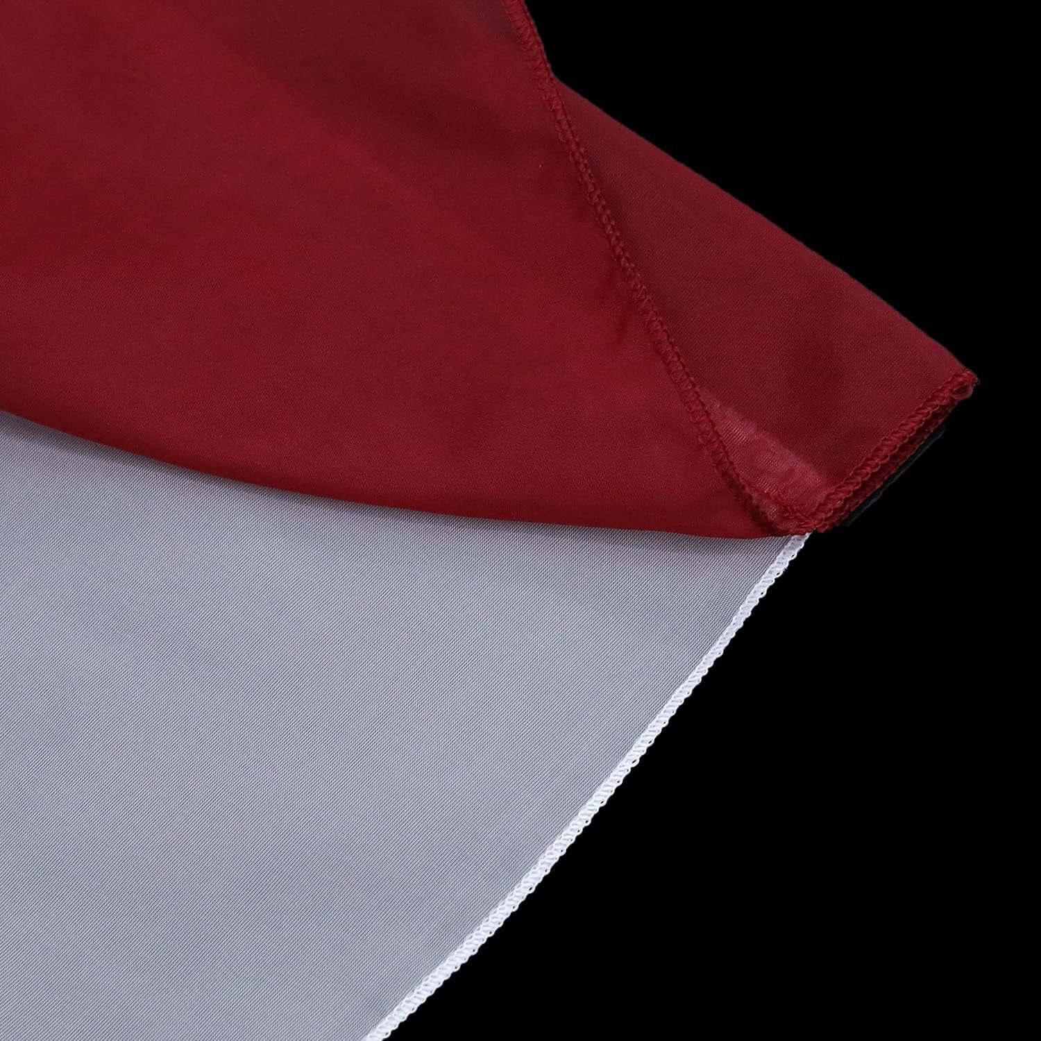 Joyswahl Scheibengardine (1 St), Stangendurchzug, halbtransparent, Voile Bistrogardinen mit Quaste Panneaux Zweifarbig