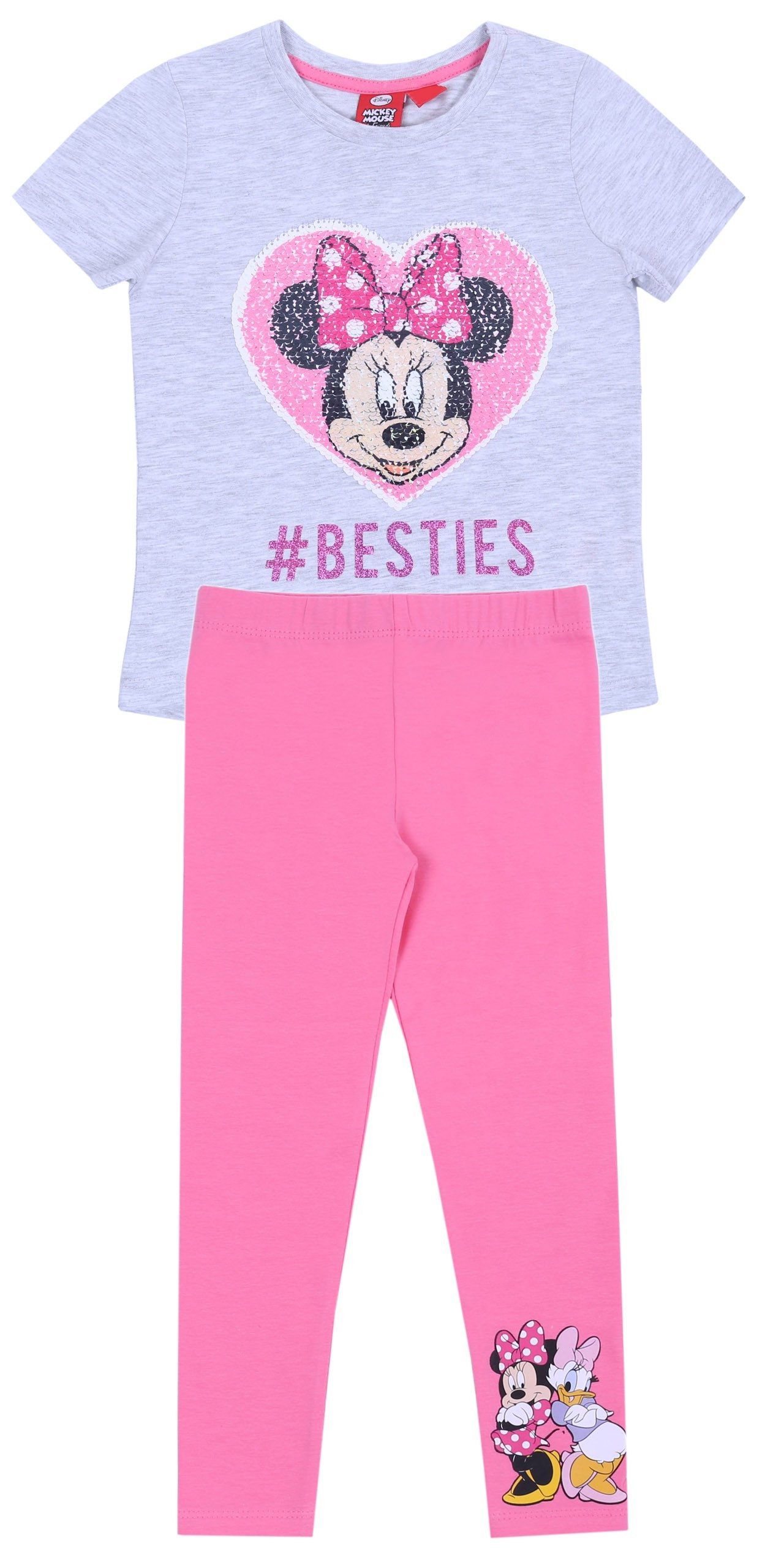 Sarcia.eu Shirt & Leggings Bluse + Leggins Minnie Daisy DISNEY 5-6 Jahre