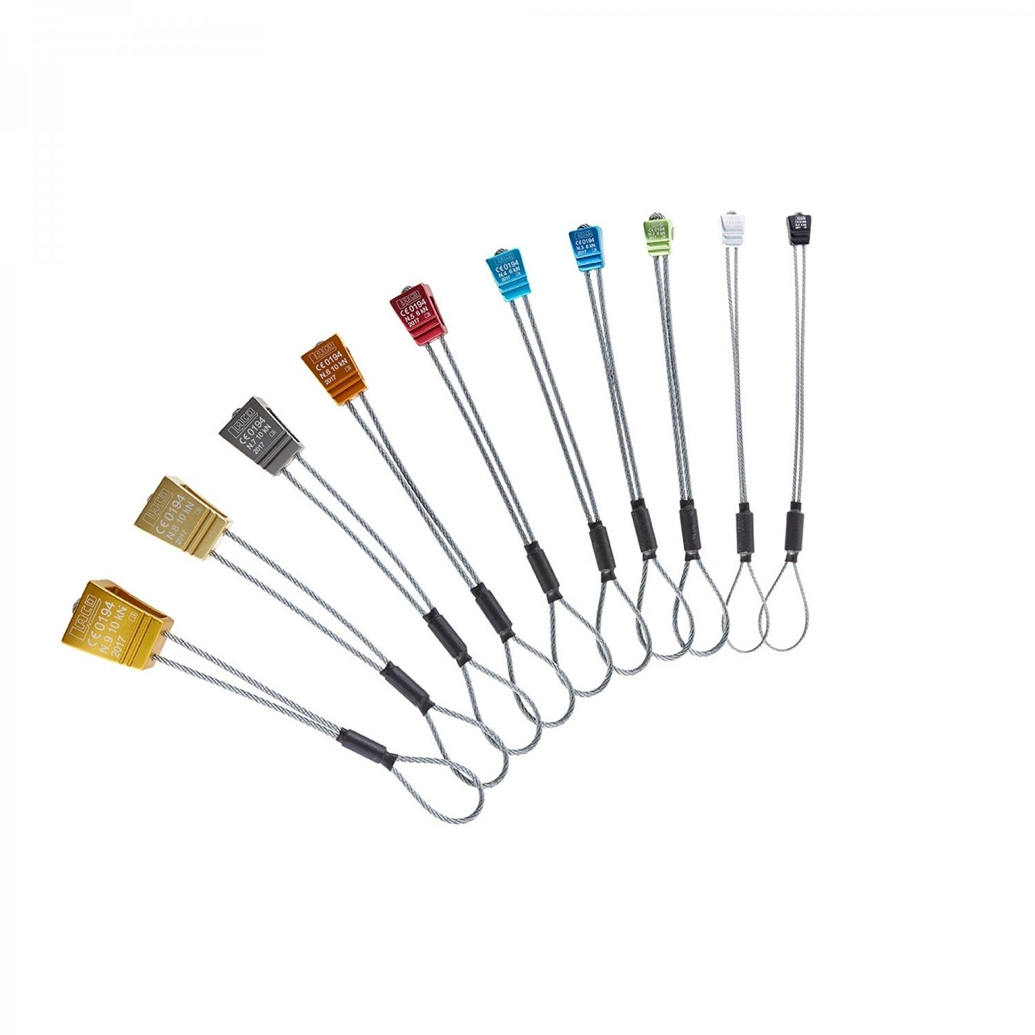 LACD Eispickel Nut Set Demon 10 Stück - Klemmkeile