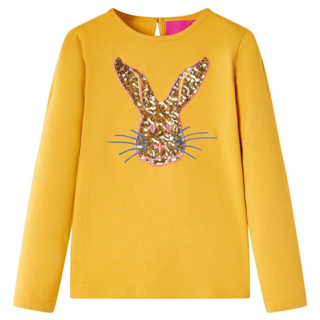Langarmshirt Kinder-Langarmshirt Ocker 128