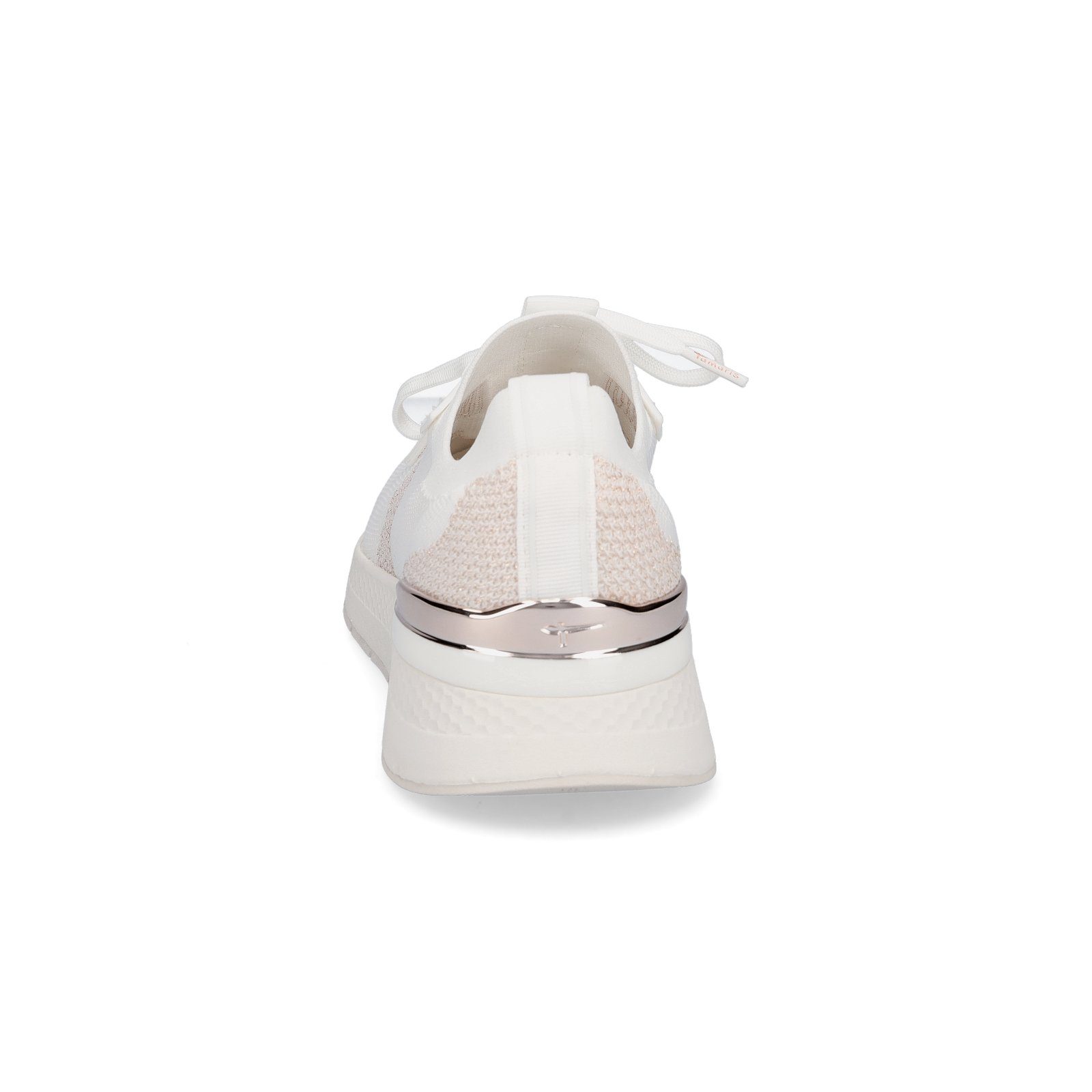 Tamaris Tamaris Damen Strick Sneaker weiß roségold Sneaker