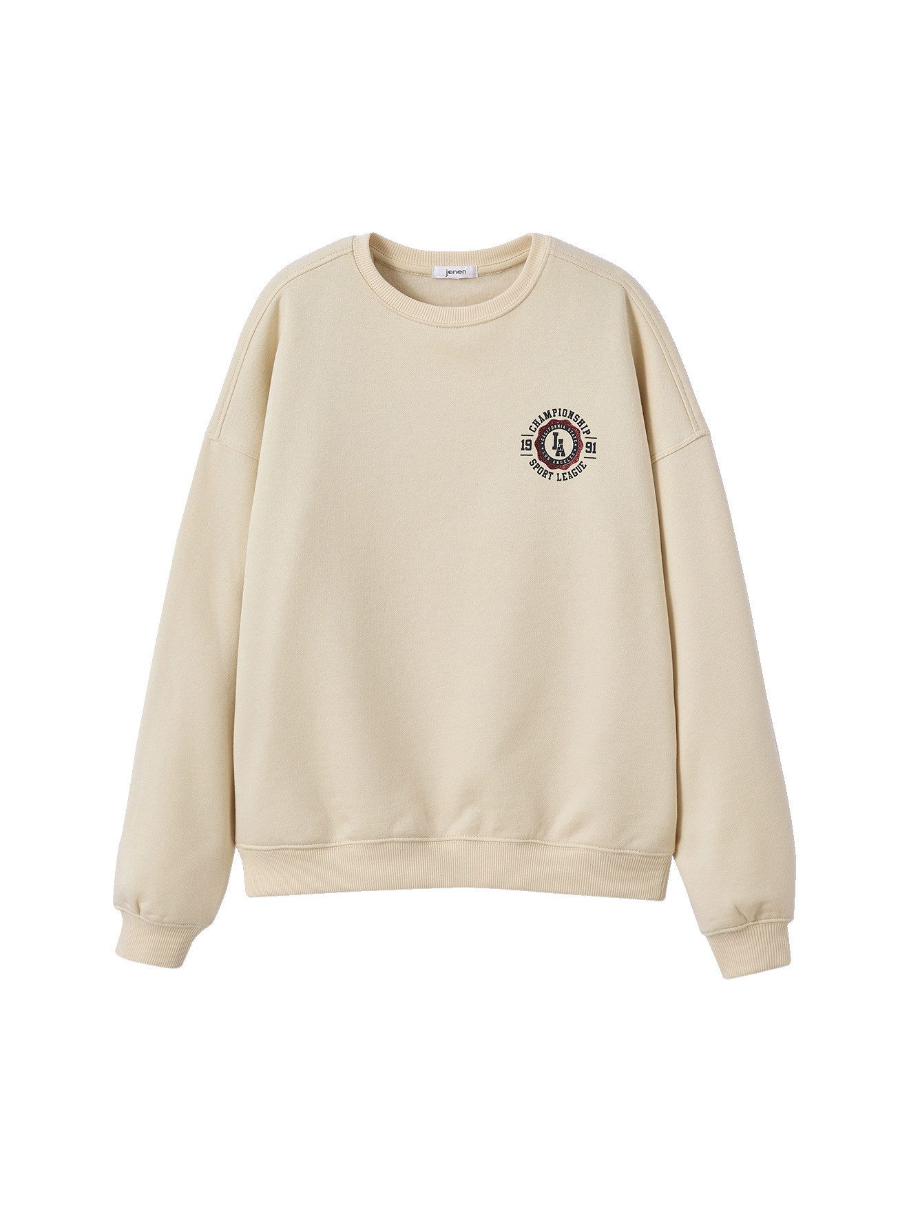 Sweatjacke Mädchen Sweatshirt mit Glitzerbuchstaben hinten