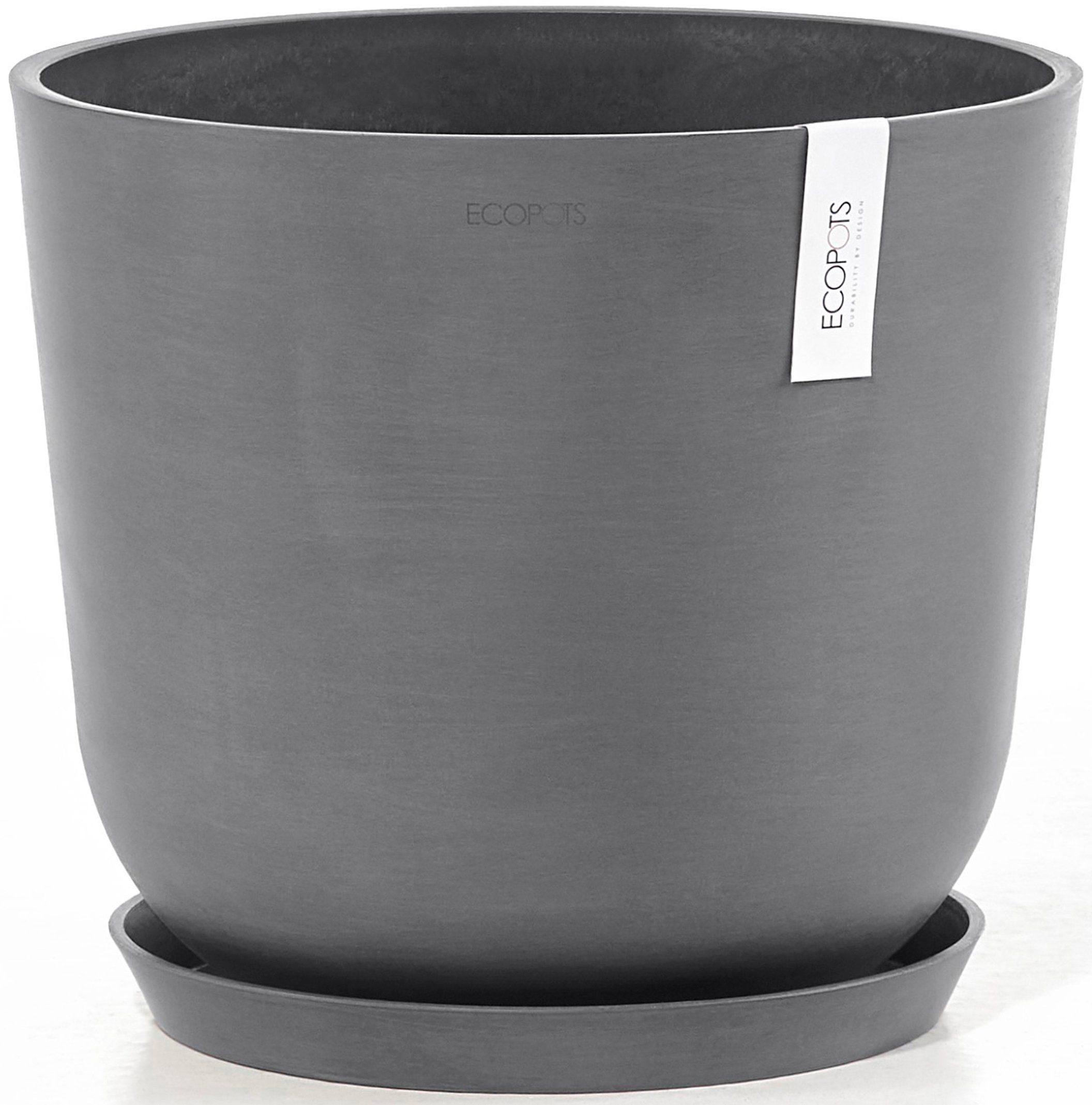 ECOPOTS Blumentopf Oslo 35 Grau, für günstig online kaufen