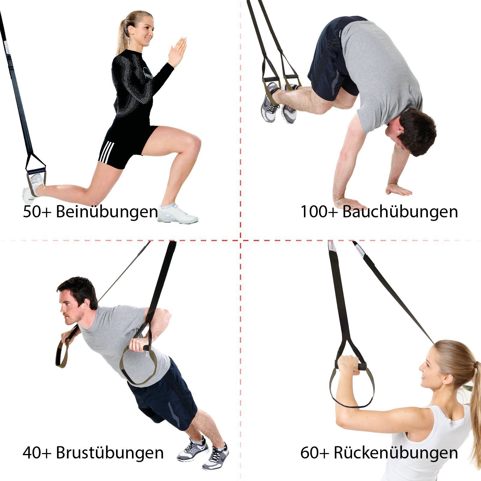 Variosling Schlingentrainer Variosling Schlingentrainer Sling Trainer Ganzkörpertrainer, Sling Trainer Video, Poster, Anleitung und Trainingsplan