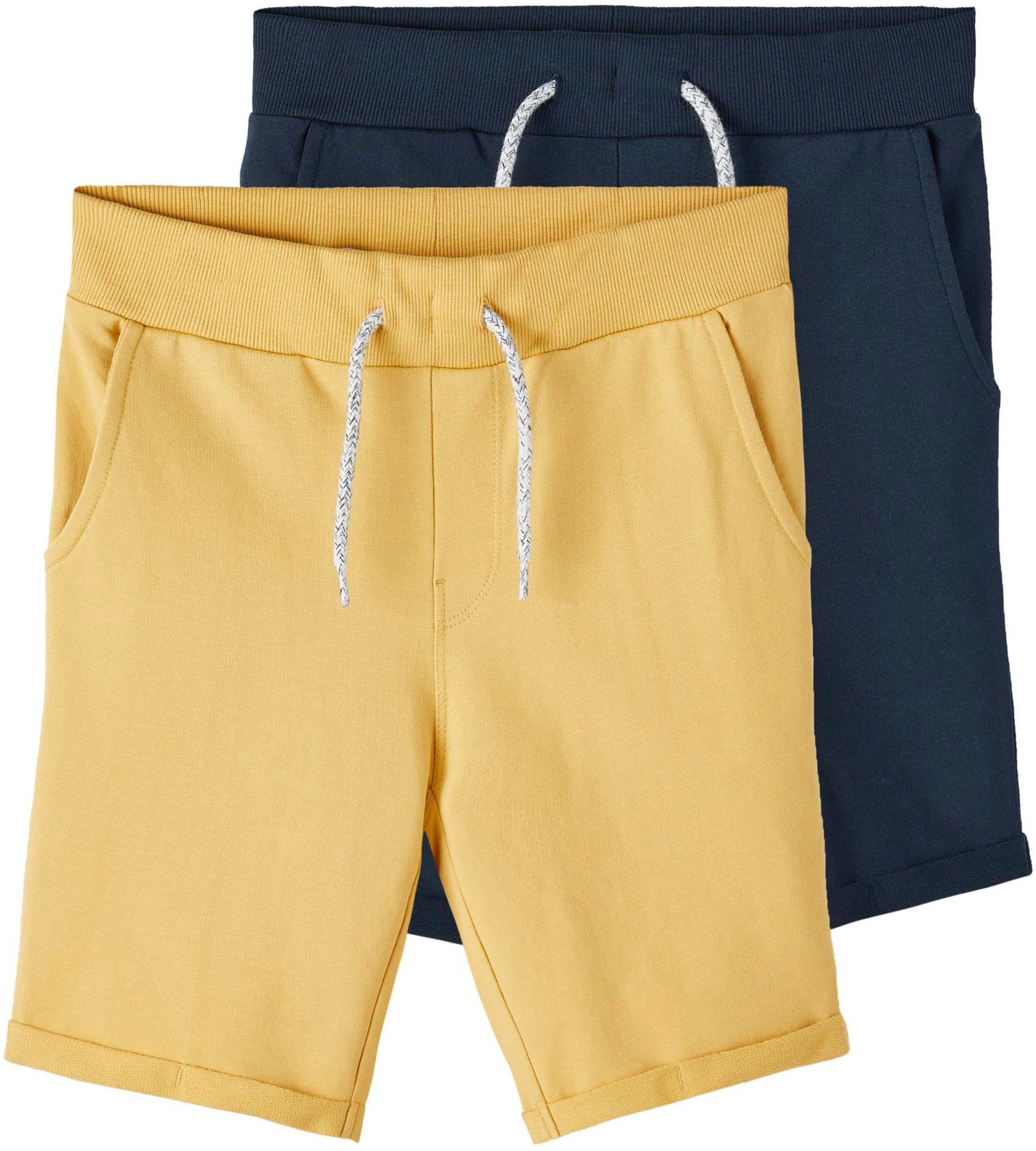 Name It Sweatshorts NKMVERMO 2P LONG SWE SHORTS UNB F NOOS (Packung, 2-tlg)