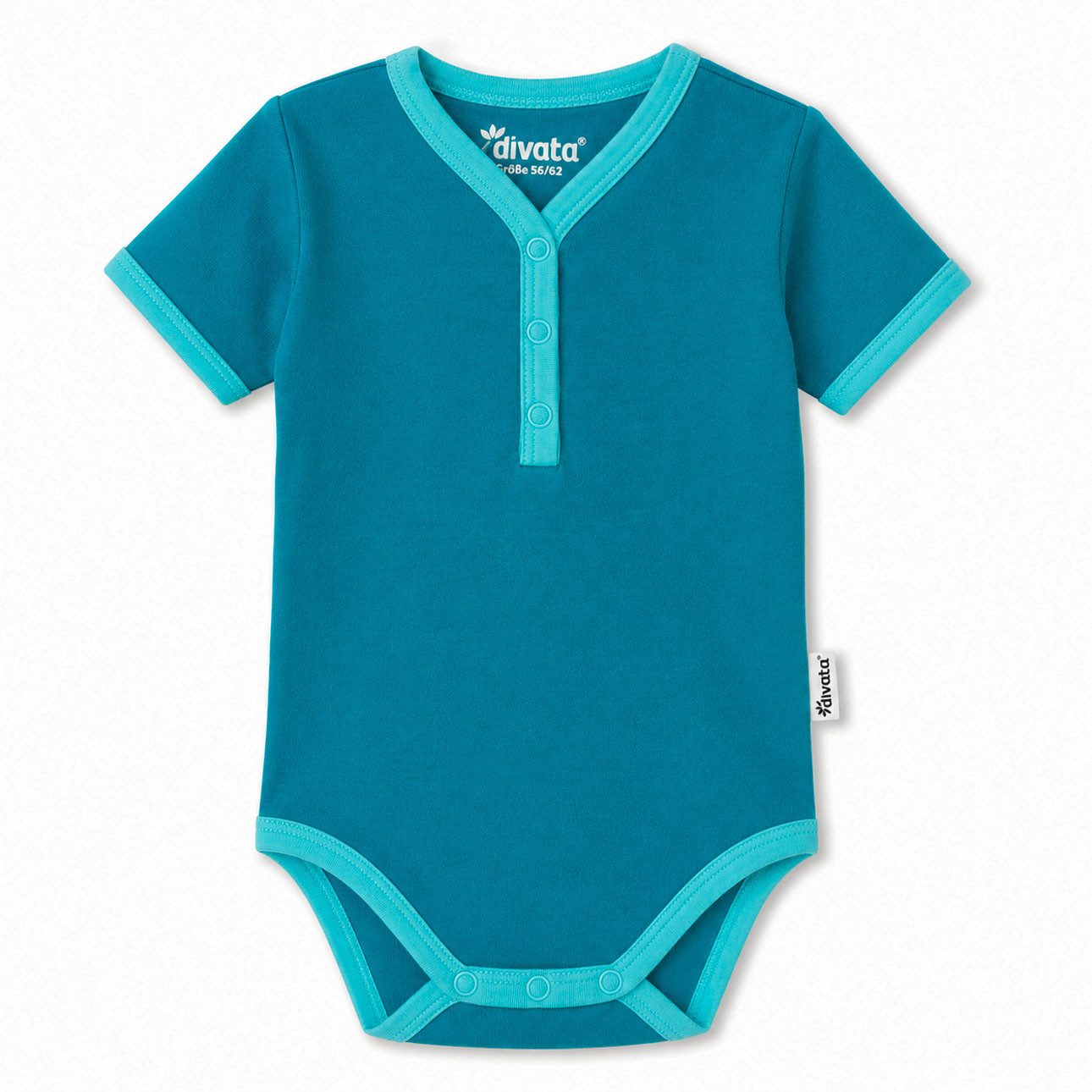 divata Kurzarmbody Baby Body mitwachsend - Babybody Mädchen Jungs Frühchen Kleidung