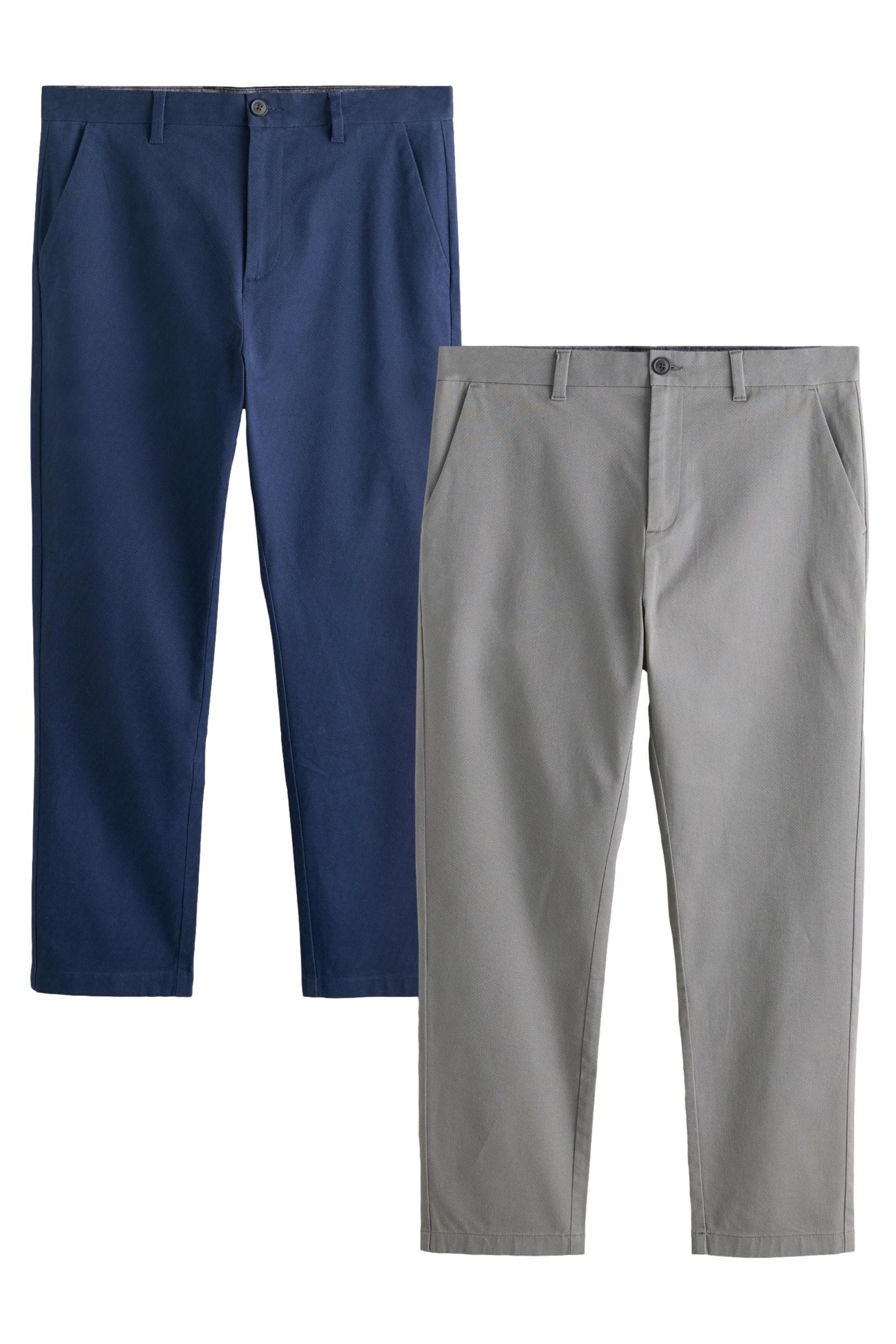 Stretch-Hose Slim Fit Chinohose mit Stretch, 2er-Pack