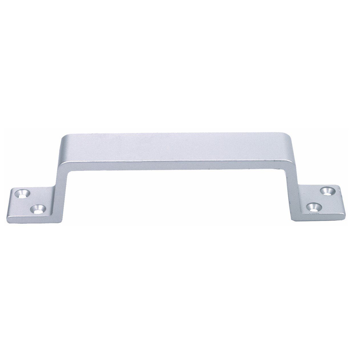 HSI Schrauben-Set HSI Kastengriff Aluminium, Profil, mattsilber, 110mm, 1 STK