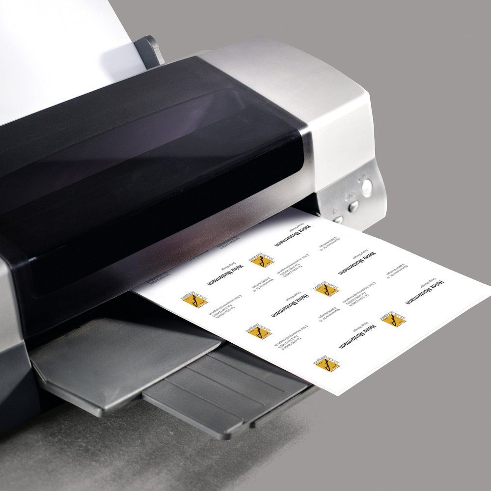 Sigel Visitenkarten Sigel LP790 Bedruckbare Visitenkarten, glatte Kanten 85 x 55 mm Hochwe