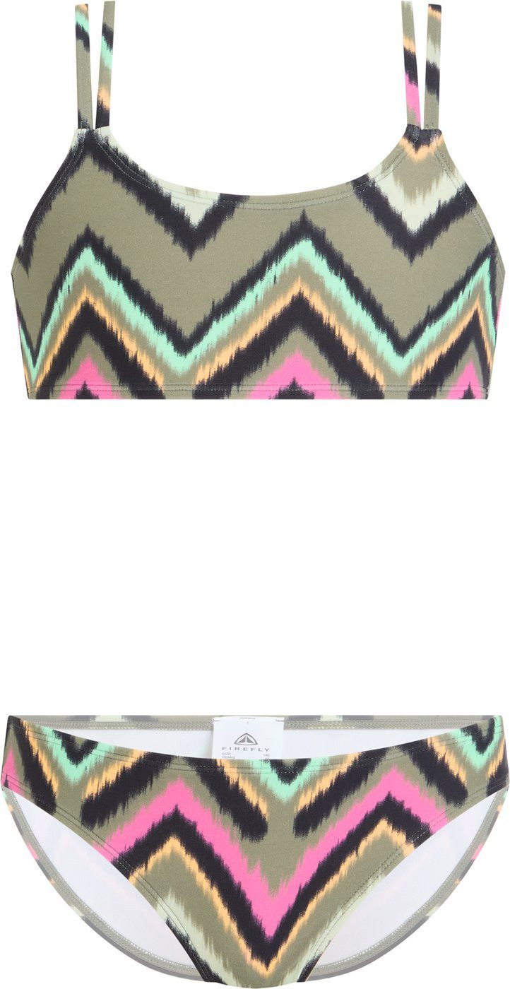 FIREFLY Bügel-Bikini-Top Mä.-Bikini Sanna G Retro Batik AOP/OLIVE DARK
