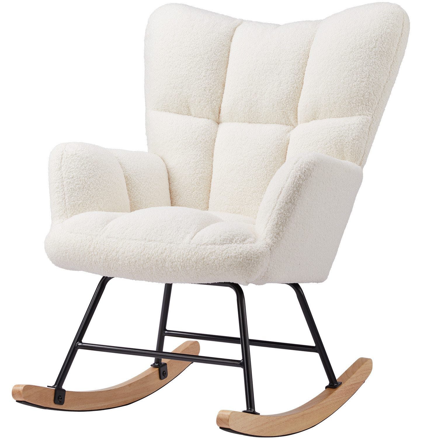 SURFOU Schaukelstuhl Schaukelsessel Rocking Chair Schwingsessel Relaxstuhl günstig online kaufen