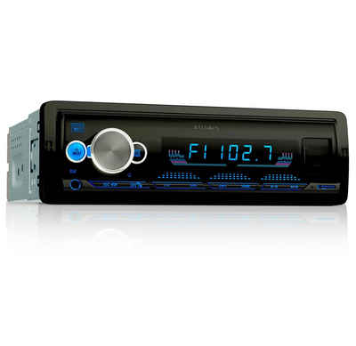 ELGAUS OM-150P 1 Din Autoradio (FM/AM, RDS, Bluetooth, RDS, Fernbedienung, ID3, Appsteuerung, Manual in DE/EN)