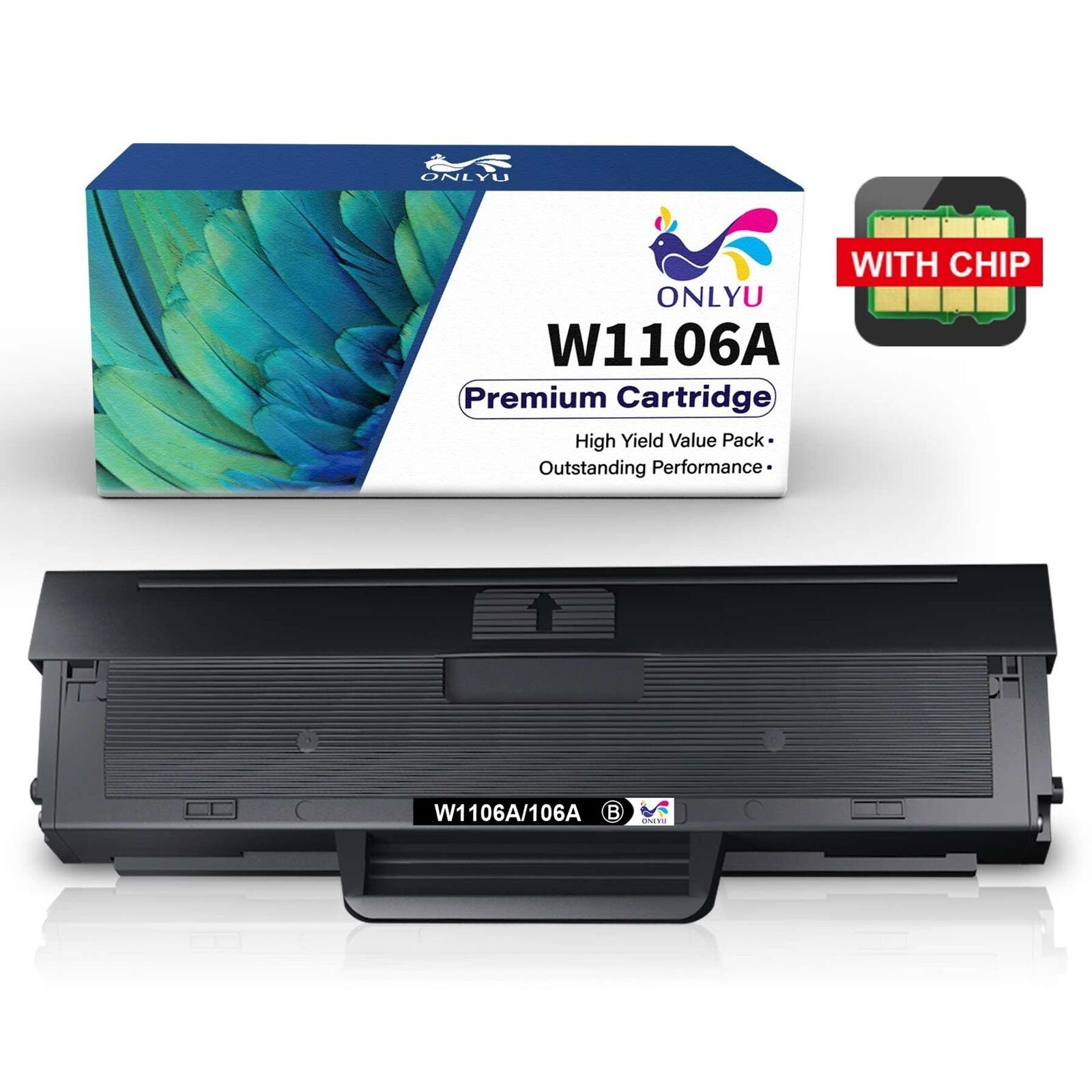 ONLYU Tonerkartusche »Mit chip ersetzt HP 106A 106 A W1106A W 1106A ...